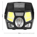 USB Chargeable Coal Mining Gearlight Led Head Lamp